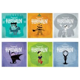 Set 12 servetele Halloween 33 cm