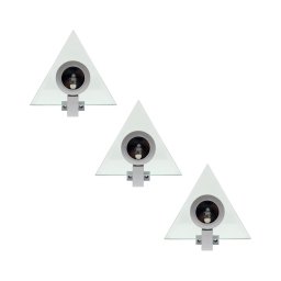 SET 3x spot PYRAMID 3xG4/20W/230V/12V