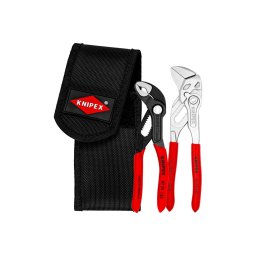 Set 2 mini clesti KNIPEX Pliers Wrench 150 mm si Cobra 125 mm, in borseta din poliester pentru curea, fabricat in Germania 00 20 72 V01