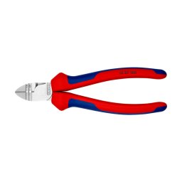 Cleste sfic KNIPEX 160 mm cu functie de dezizolare, cromat, cu efect de parghie ridicat si manere multicomponent, fabricat in Germania 14 25 160
