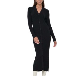 KARL LAGERFELD Rochie Ls Knit Dress 236W1308 999 black