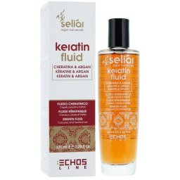 Fluid tratament cu Keratina si Ulei de Argan pentru netezire si stralucire Echosline Seliar Keratin, 100 ml