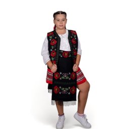 Costum Vesta, brau si fota fetita Maci