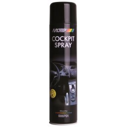 Spray de bord MOTIP Cockpit, semilucios, fara silicon, 600ml