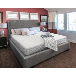 Saltea Ortopedica Bedora Argento Memory 160x200 cm, 7 zone, memory foam, medie/tare, 19 cm, anatomica, husa antialergica
