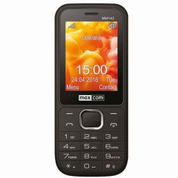 Telefon cu butoane- Maxcom- MM142 ecran 2.4 inch- dual sim- rez. camera 0.3 Mpix- 2G- OEM- acumulator 800 mAh- negru- MM142 B