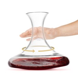 Decantor pentru vin din cristal - Revolve