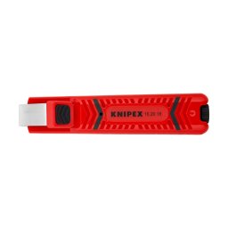 Decablator KNIPEX 130 mm pentru cabluri rotunde O4-16 mm, cu taiere circulara si longitudinala, fabricat in Germania 16 20 16 SB