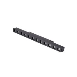 Spot Linear LED Magnetic 12W, SMD, Negru, IP20, 48V, Lumina Calda 3000K