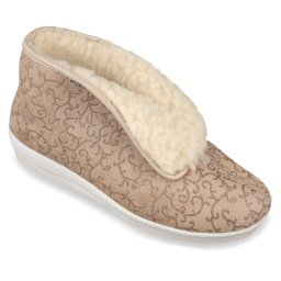 Ghete de casa, imblanite lana naturala, Mjartan 005-C142 bej