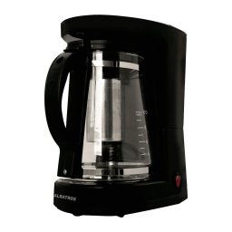 Cafetiera DOLCE,680 W, 1.2 l, capacitate 10 cesti, infuzor pentru ceai, functie antipicurare, Negru