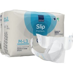 ABENA- Scutec incontinenta, hipolergenic cu talie ajustabila Slip Flexi Fit M-L3 Premium, 23 buc, absorbtie 3000 ml