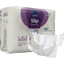 ABENA- Scutec incontinenta, hipolergenic cu talie ajustabila Slip Flexi Fit L-XL3 Premium, 20 buc, absorbtie 3200 ml