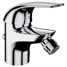 Baterie bideu Grohe Euroeco cu ventil crom lucios 23263000