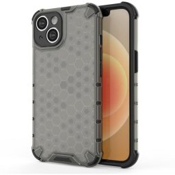 Husa iPhone 12 Pro Max 6.7 Plastic HoneyComb Black