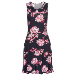 BEACH TIME Rochie de vară bleumarin / roz / alb
