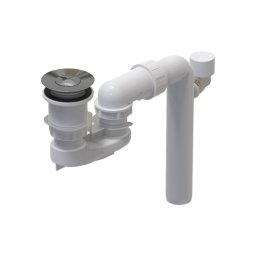 Sifon pentru cada, Villeroy & Boch, ViFlow, cu capac ventil alb mat