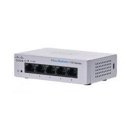 Switch Cisco CBS110-5T-D, 5 porturi, Grey