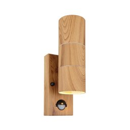 Aplică de exterior cu senzor STYLE 2xGU10/35W/230V IP44 Globo 3201-2WS