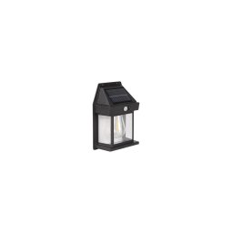 Aplică solară LED de perete pentru exterior, cu senzor, LED/1W/3,7V 1200 mAh IP65
