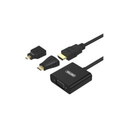 Adaptor mini/micro HDMI to VGA + audio, Y-6355