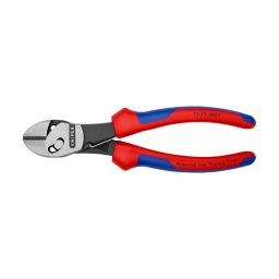 Cleste sfic KNIPEX TwinForce cu articulatie dubla si arc de deschidere, 180 mm, fabricat in Germania 73 72 180 F