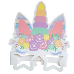 Set 6 ochelari Unicorn Holograma 15 cm