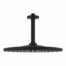 Palarie cu brat dus din tavan Grohe Rainshower 310 Mono Phantom Black, negru mat