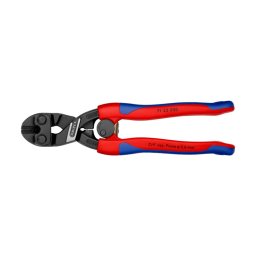 Cleste taietor compact KNIPEX CoBolt cu tais inclinat, arc de deschidere si blocare, 200 mm, fabricat in Germania 71 22 200