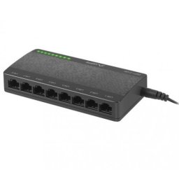 Switch Lanberg DSP1-0108, 8 porturi, Negru