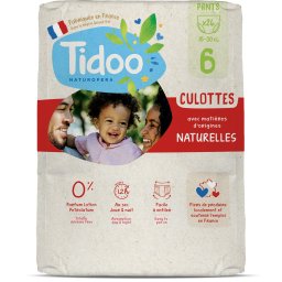 Scutece chilotel C6(16-30kg) ECO hipoalergenice, marimea 6 Tidoo