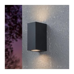 Aplică LED de exterior JABAGA 2xGU10/4,6W/230V IP44 Eglo 900276