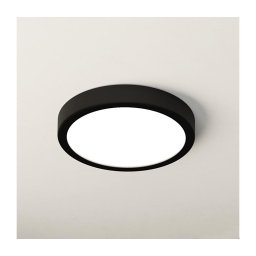 Eglo 900653 - Plafonieră LED pentru baie FUEVA, 17W/230V, neagră, IP44