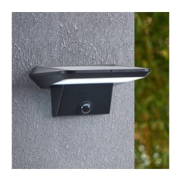 Eglo 48944 - Aplica solară de perete LED cu senzor PORRASSA LED/20W/3,7V IP44