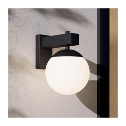 Aplică de exterior BUFALATA 1xE27/40W/230V negru IP44 Eglo 900669