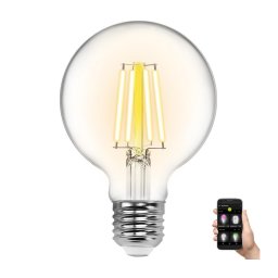 Bec LED dimabil FILAMENT G80 E27/6W/230V 2700-6500K Wi-Fi Aigostar