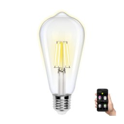 Bec LED dimabil FILAMENT ST64 E27/6W/230V 2700-6500K Wi-Fi Aigostar