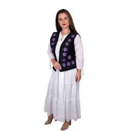 Vesta brodata cu model traditional Filipa 2