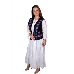 Vesta brodata cu model traditional Filipa 2