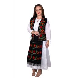 Costum Traditional Vesta si 2 Fote brodate Angi 3