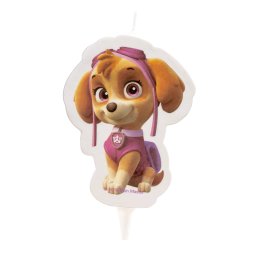 Lumanare tort Skye 2D Patrula Catelusilor Paw Patrol 8 cm