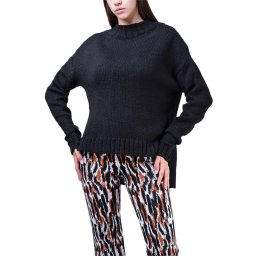 IOANNA KOURBELA Pulover "Essential Dorian" Oversized Knit Top W235303 12052-black