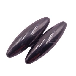 Jucarie de 2 Bile Magnetice Antistres, Ovale, 6 cm, Negru