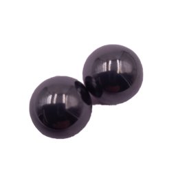 Jucarie de 2 Bile Magnetice Antistres, Rotunde, Negre