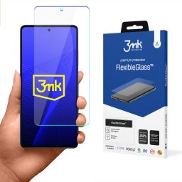 Folie de protectie Ecran 3MK FlexibleGlass pentru Xiaomi Redmi Note 12, Sticla Flexibila, Full Glue