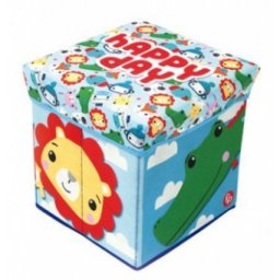 Taburet pentru depozitare jucarii Fisher Price, Happy Day