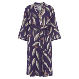 LASCANA Halat pentru dimineață gri / mov închis / roz deschis / alb