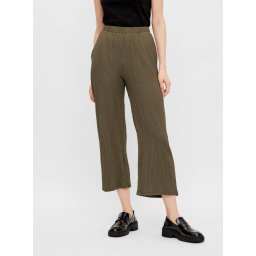 Pantaloni chino pentru femei Pieces - kaki