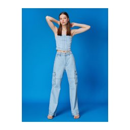 Pantaloni cargo Koton Wide Leg - Bianca Jean
