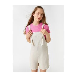 Koton Shorts Overalls Pocket Detailed Strap